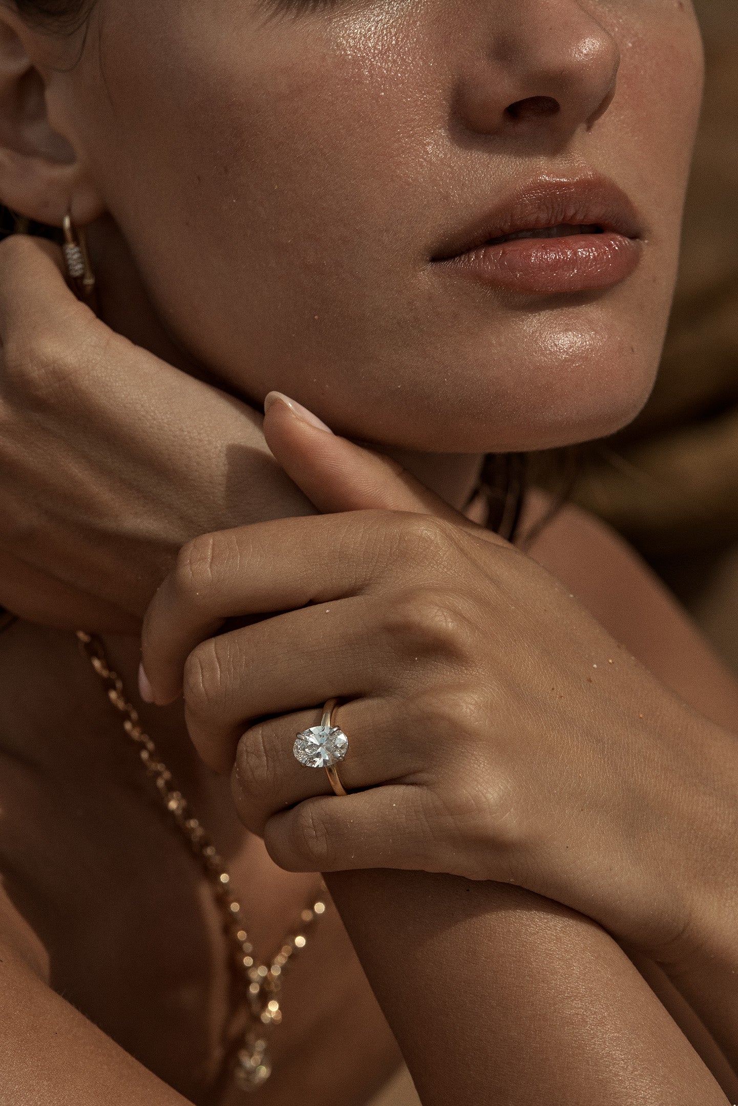 Oval Solitare Engagement Ring