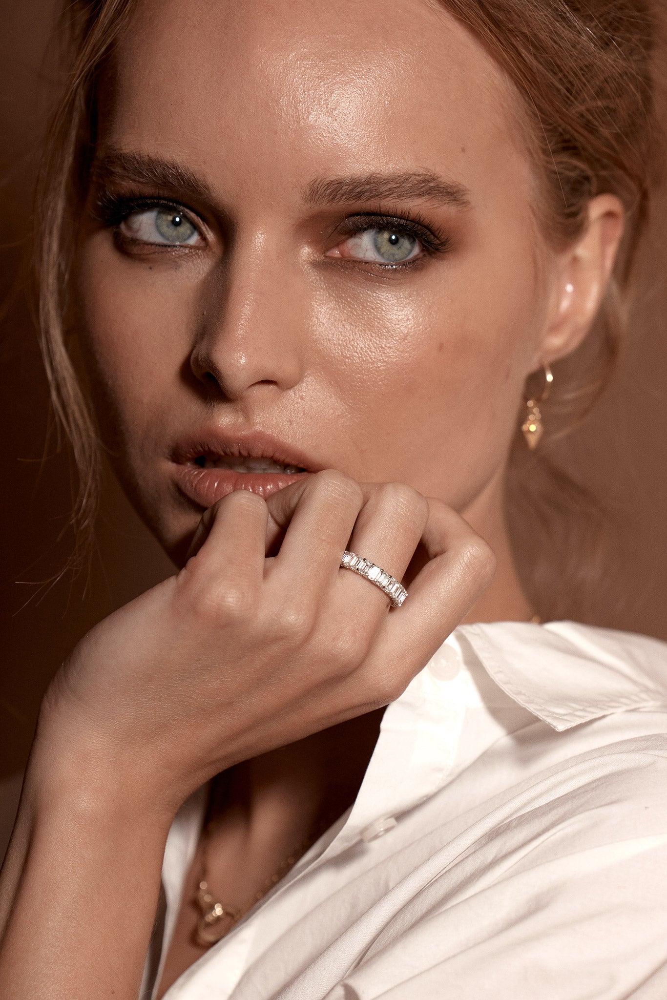 Emerald Cut Diamond Eternity Ring