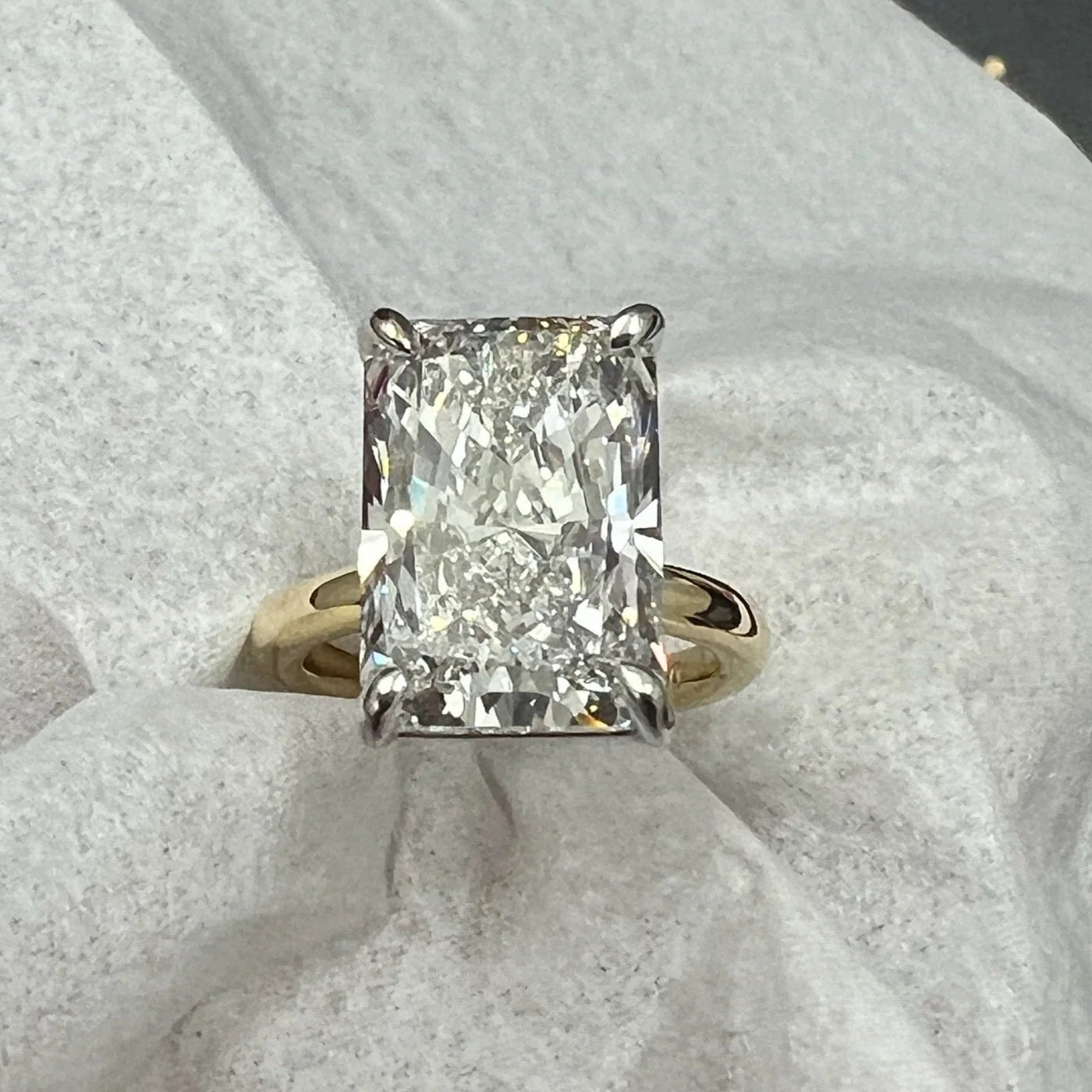 Radiant Cut Diamond Engagement Ring