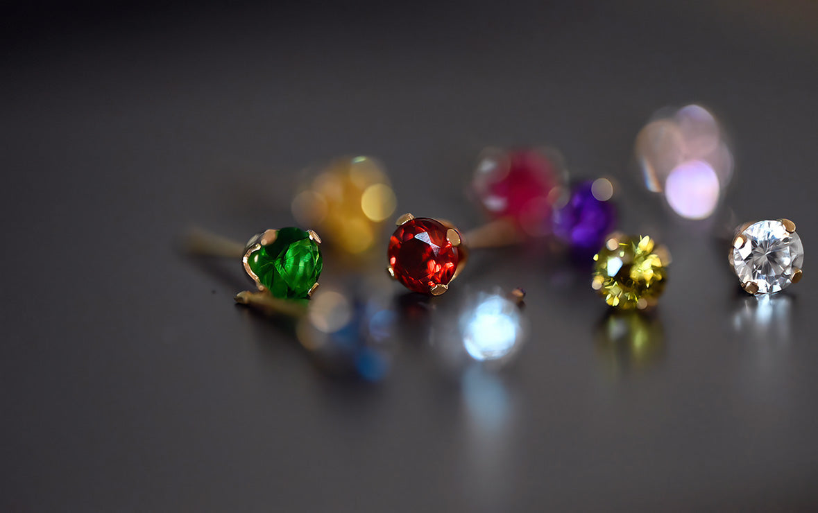 Birthstone Studs