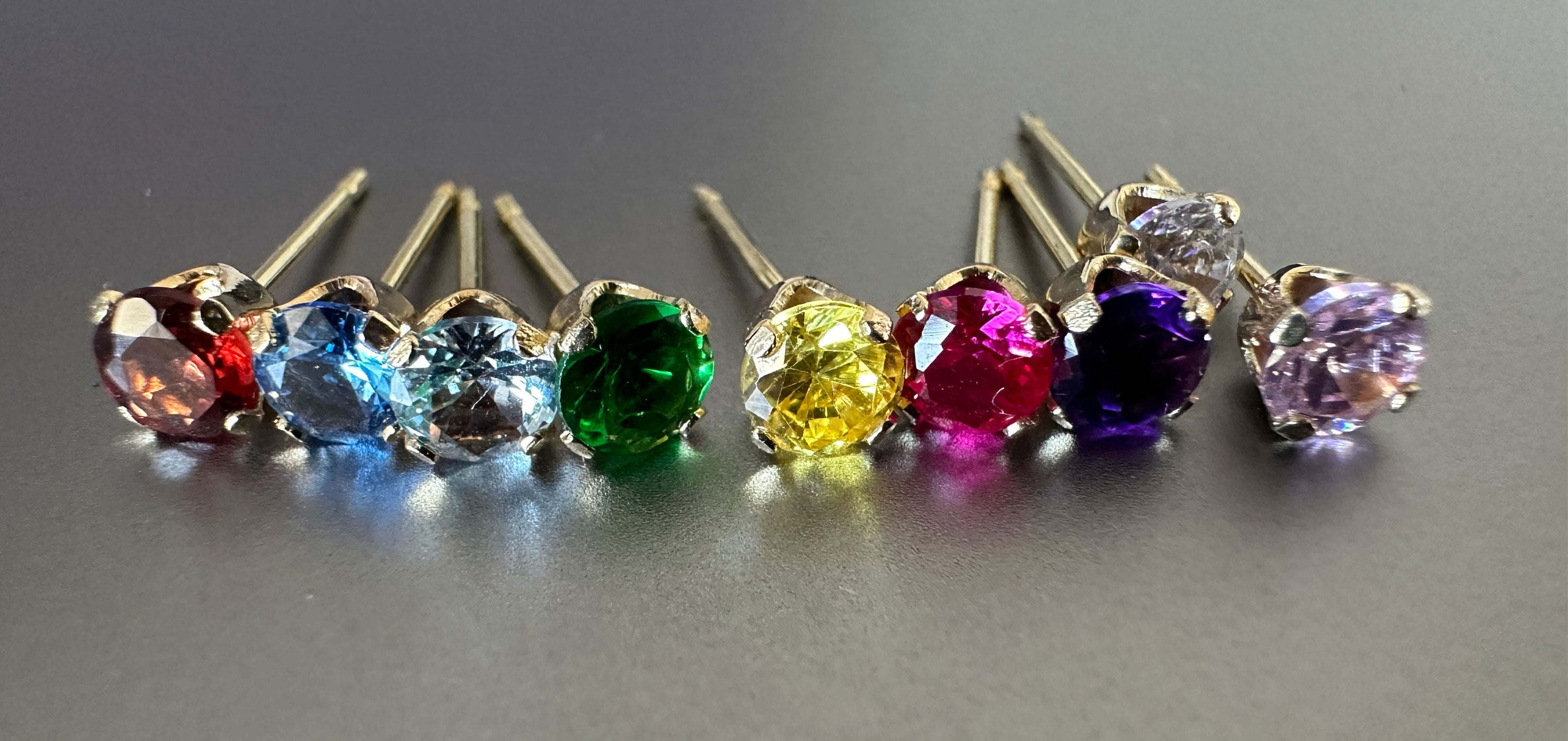 Birthstone Studs