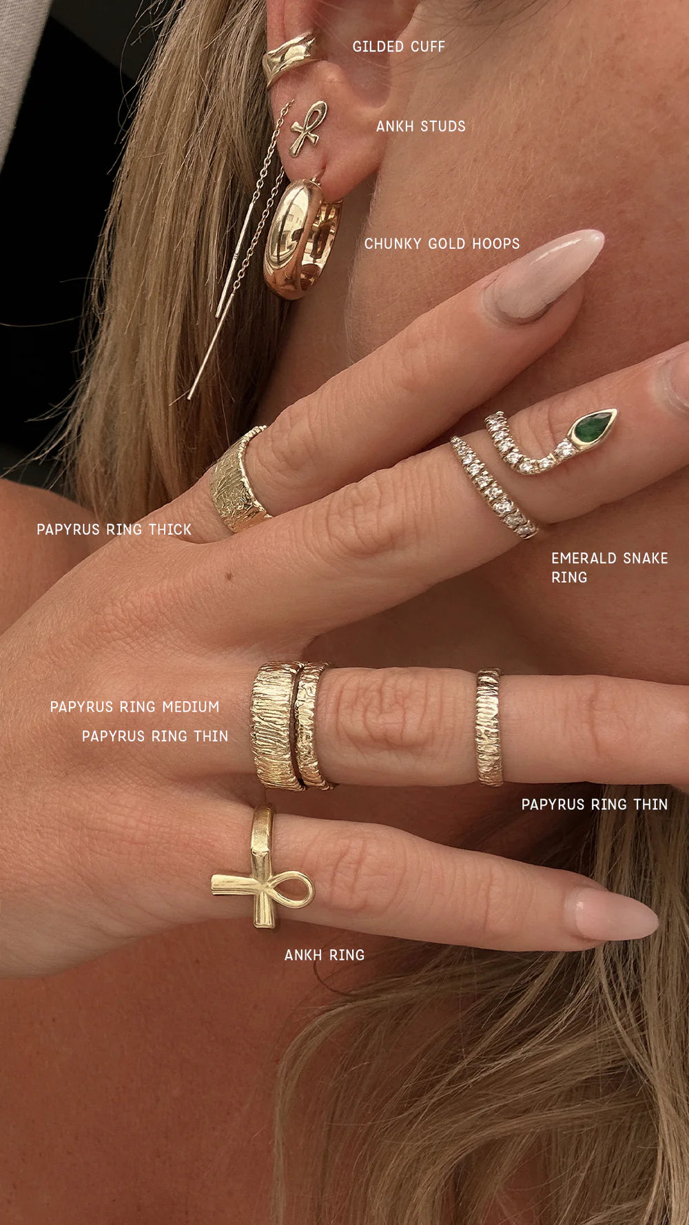 Chunky 9ct Yellow Gold Hoops