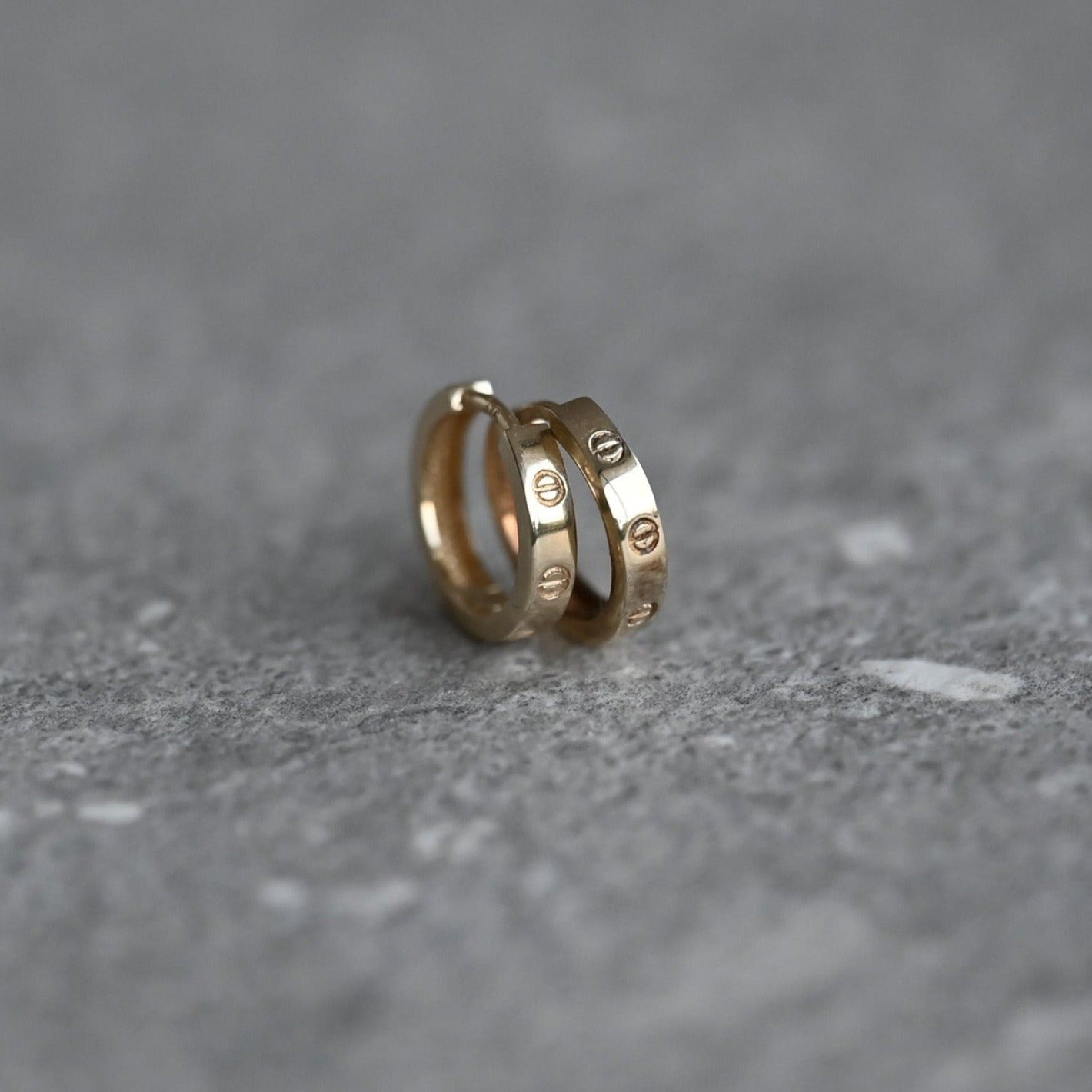 Amour Eternal Love Huggie Earrings Huggies