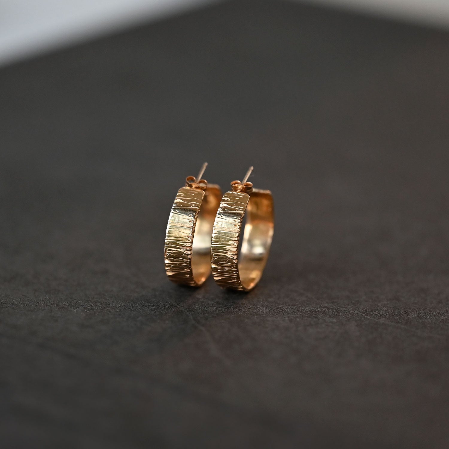 30mm Papyrus Hoop Earrings