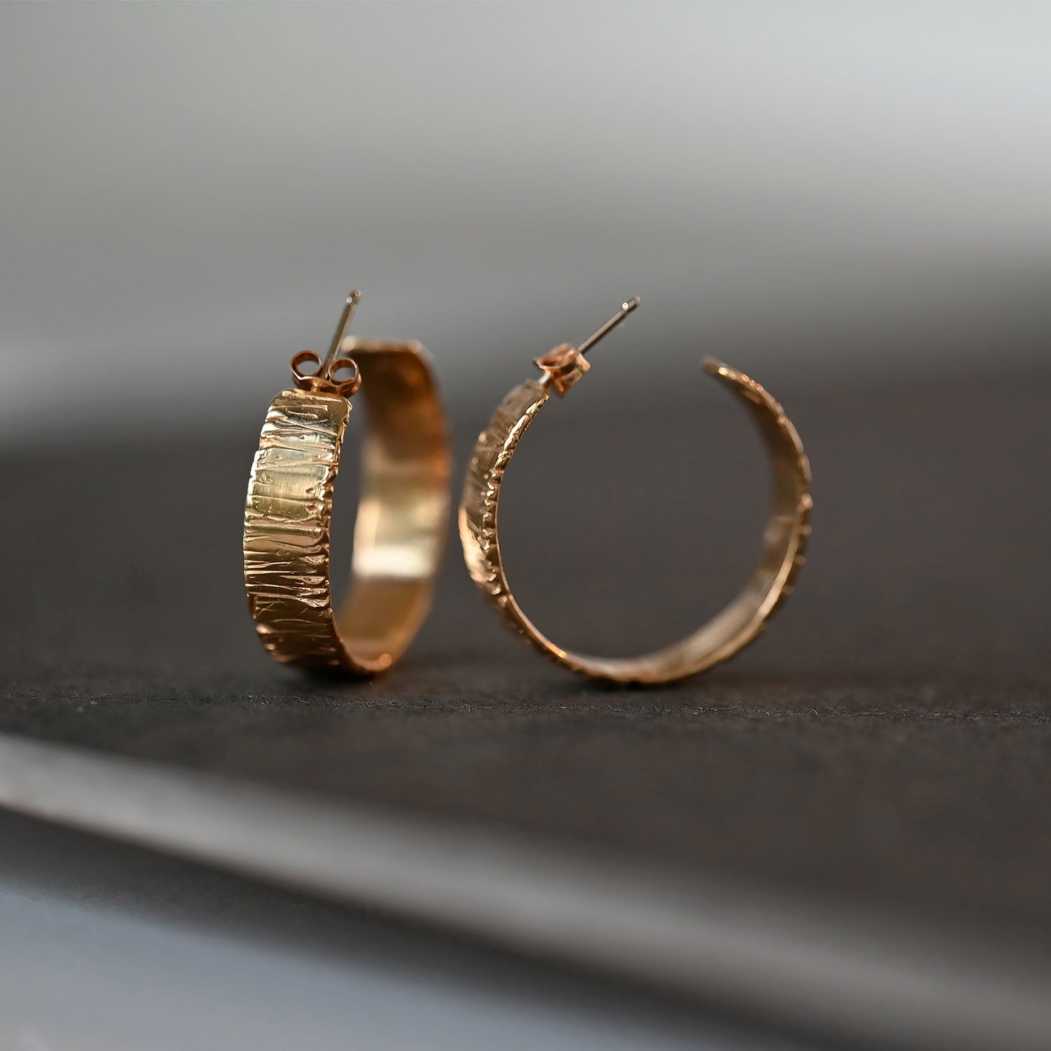 30mm Papyrus Hoop Earrings