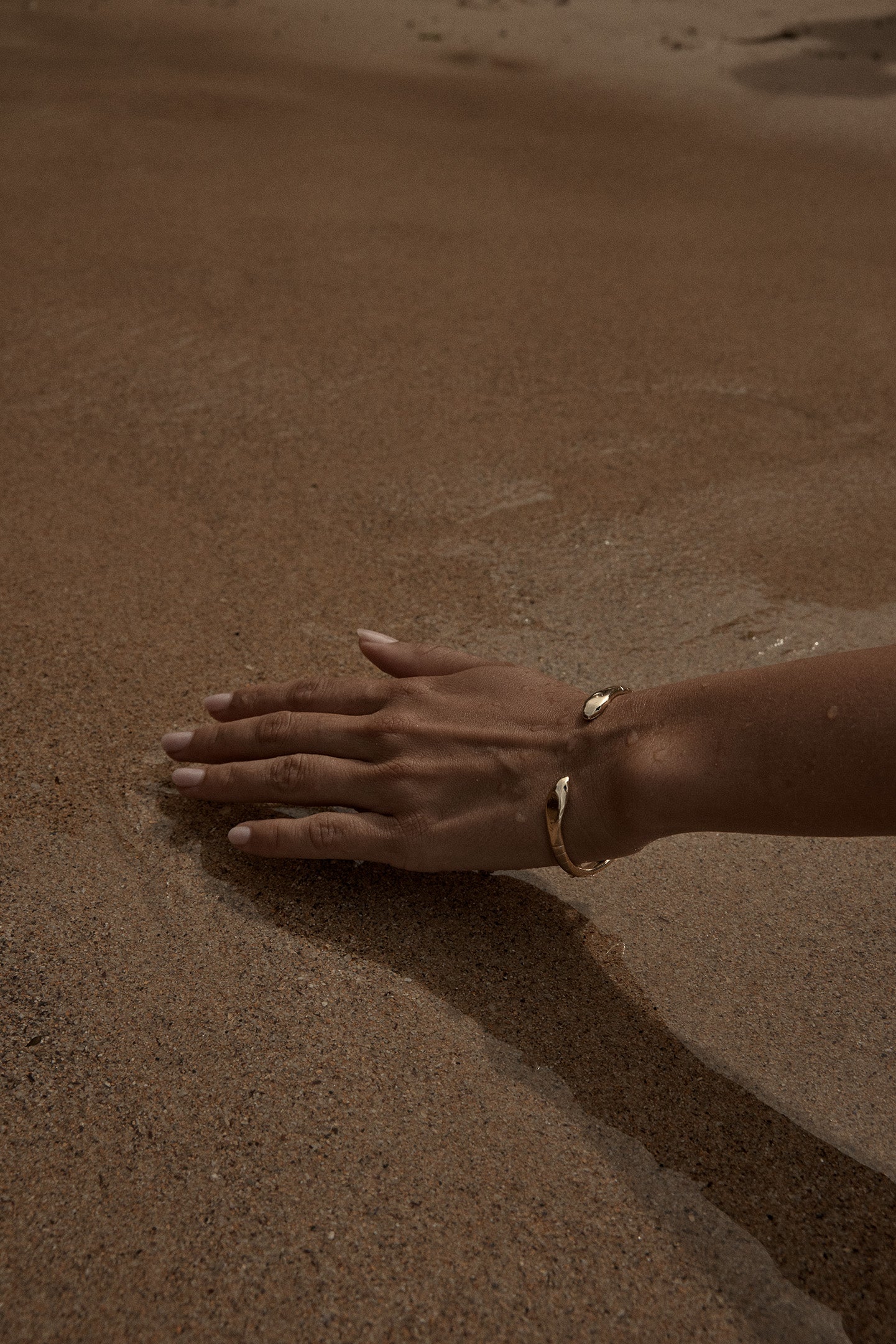 Solid Gold Snake Cuff