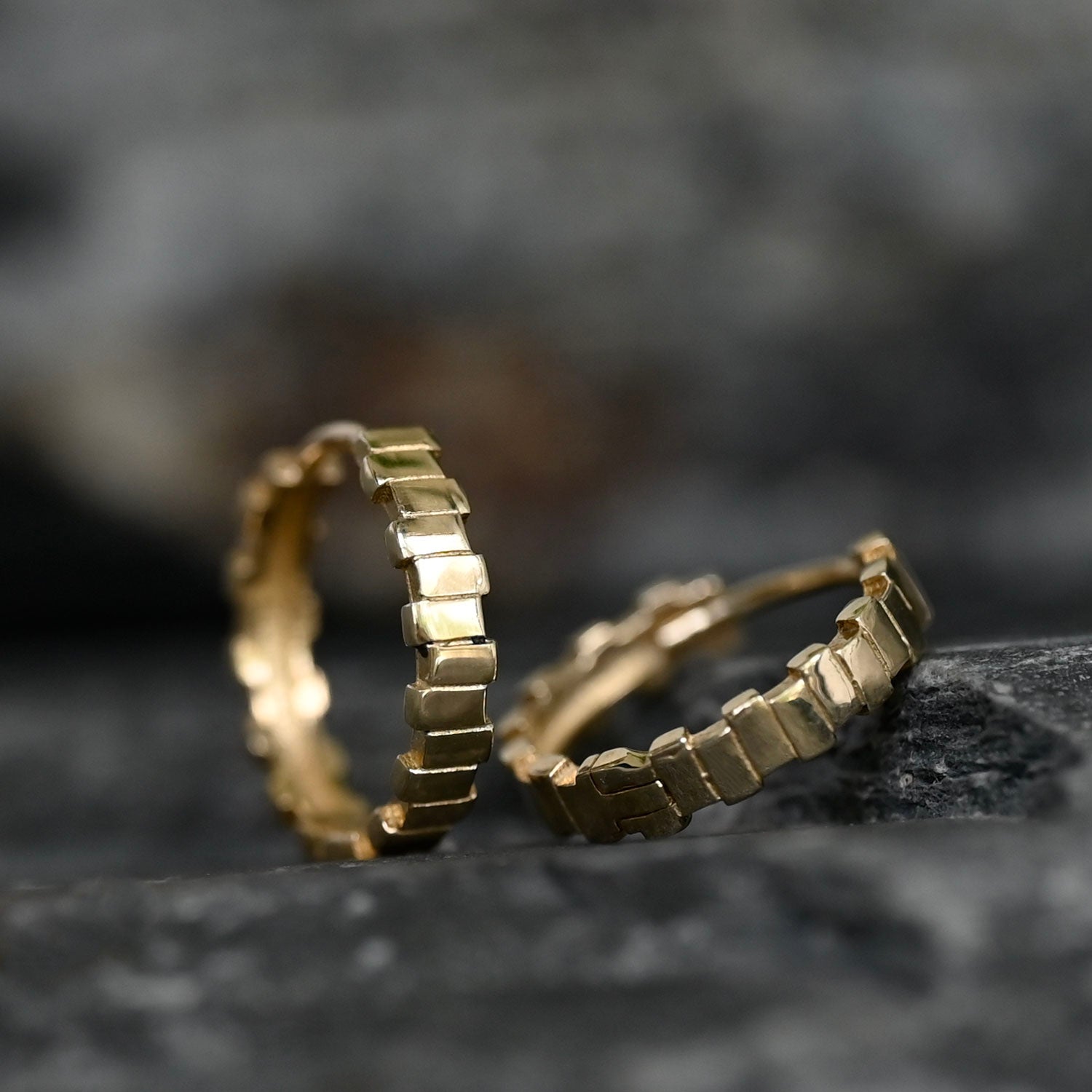 Gold Huggie Earrings