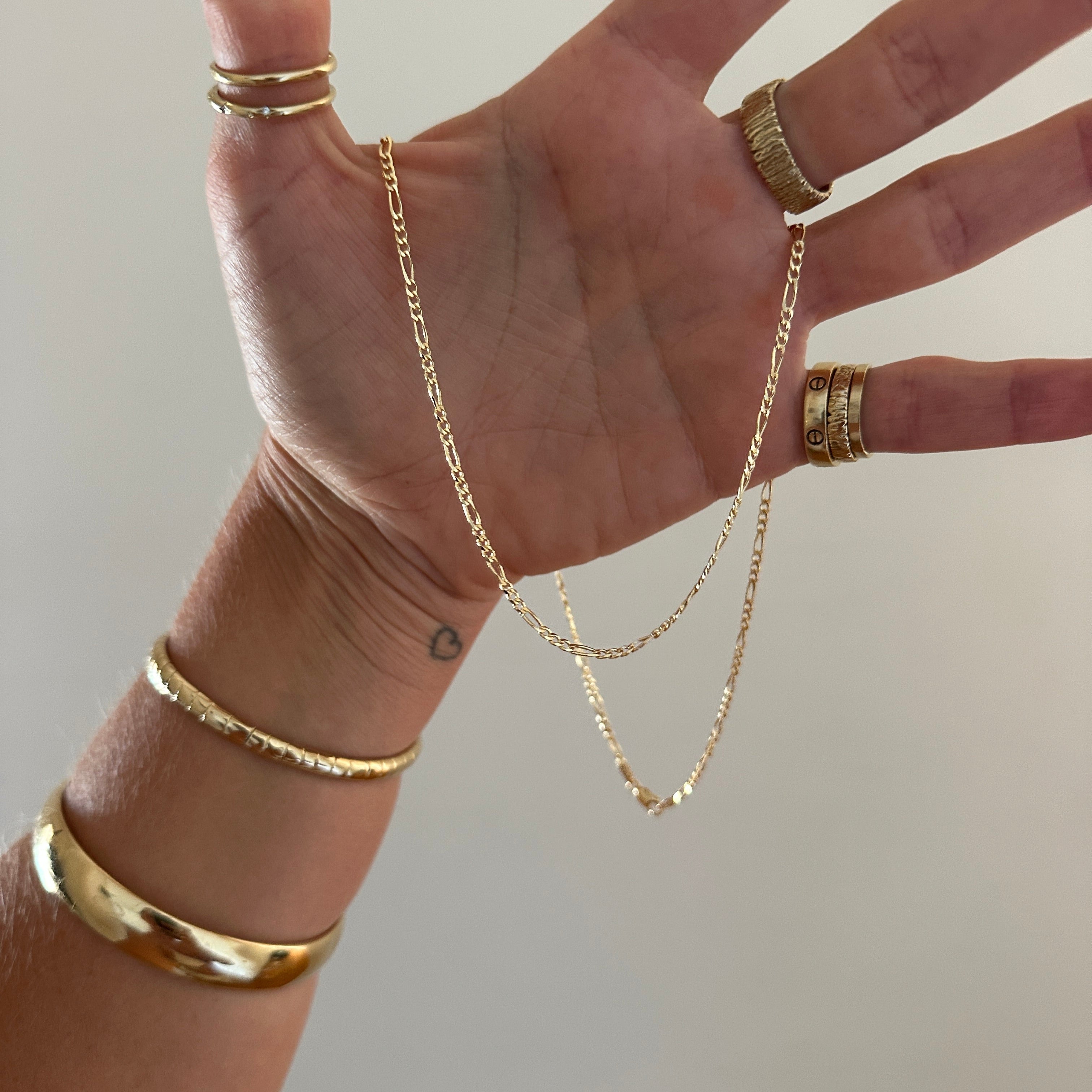 BEST SELLER - 9ct Gold Figaro Chain