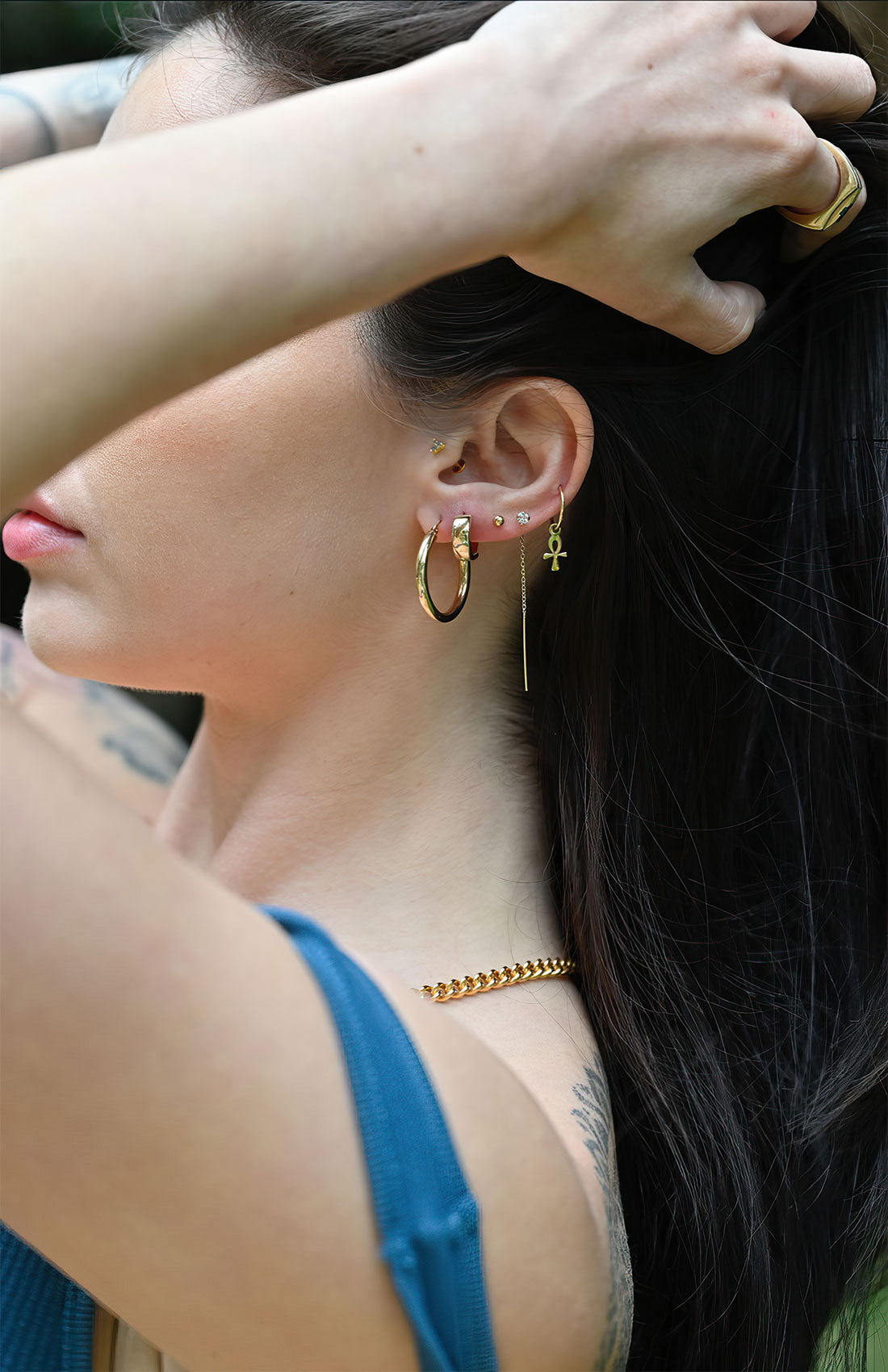 Ankh Hoops
