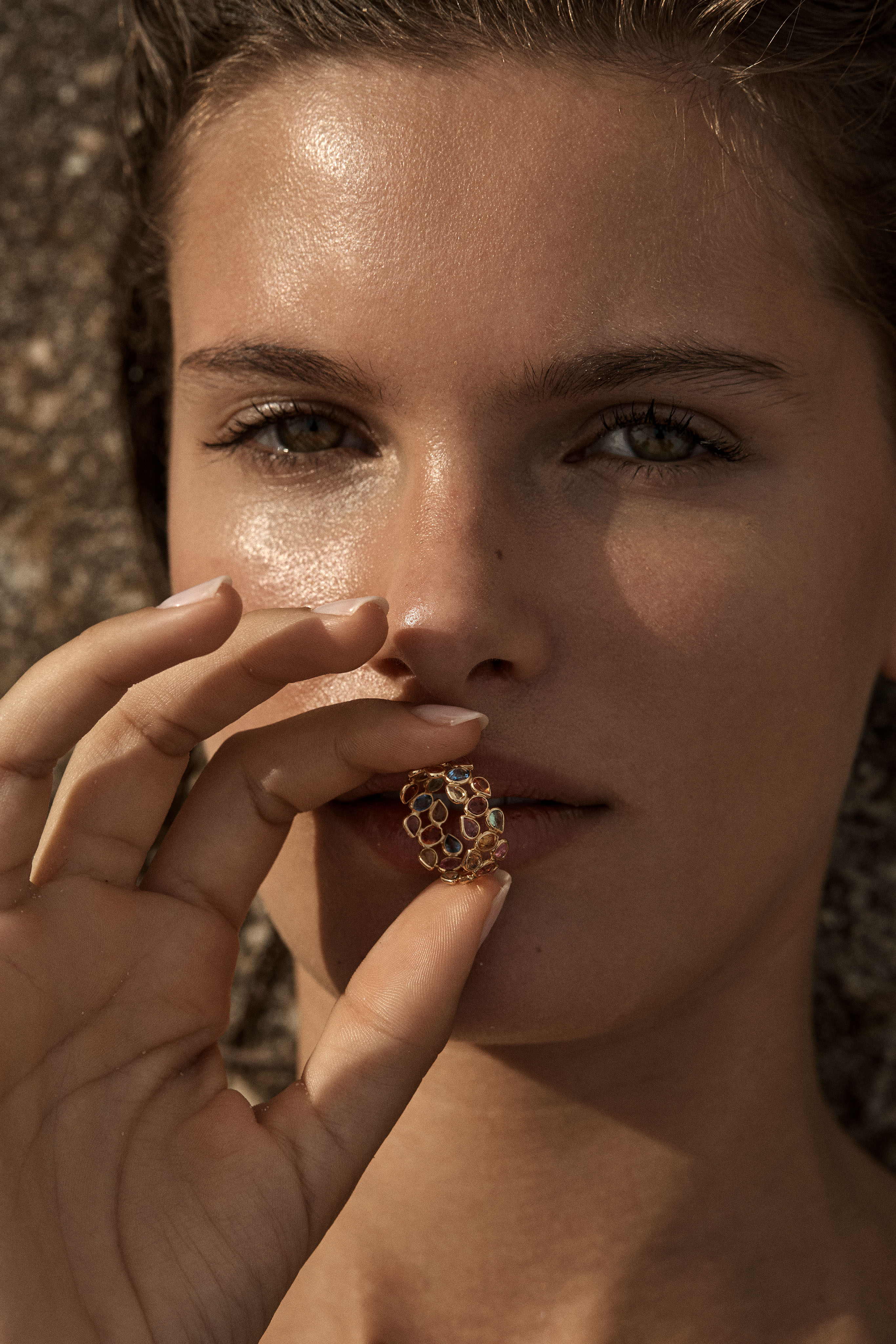 Multi-Colour Sapphire Ring 18K Gold | The Kaleidoscope