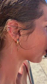 Thread earring