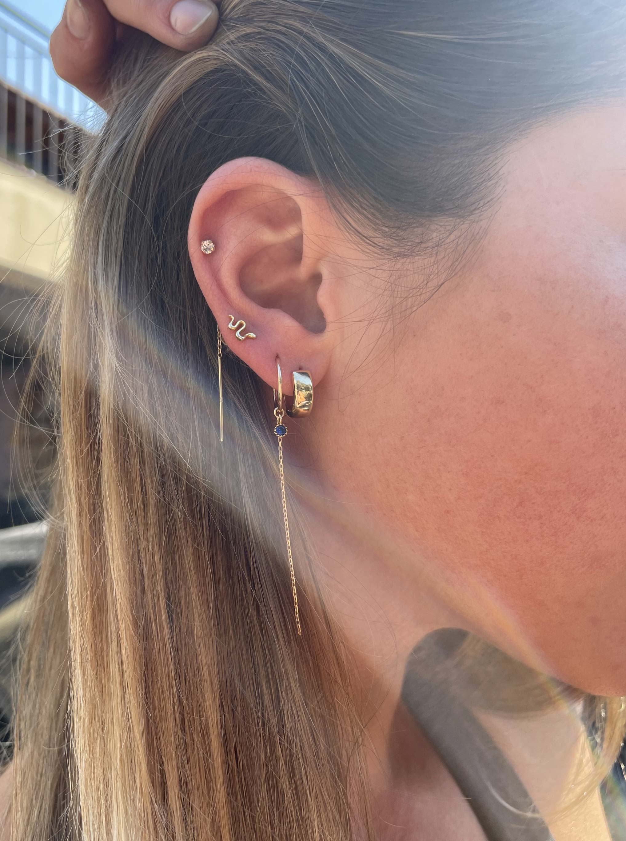 Blue-Sapphire-Gold-Chain-Hoops-Earrings-Combos