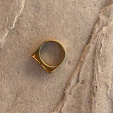 Cairo Brick Signet Ring