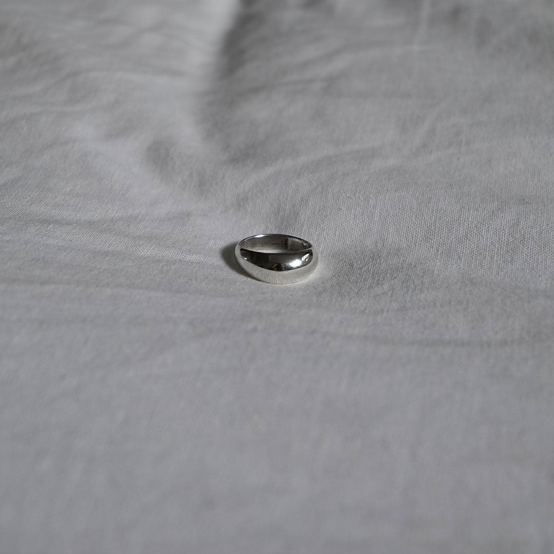 Curve Dome Ring Silver