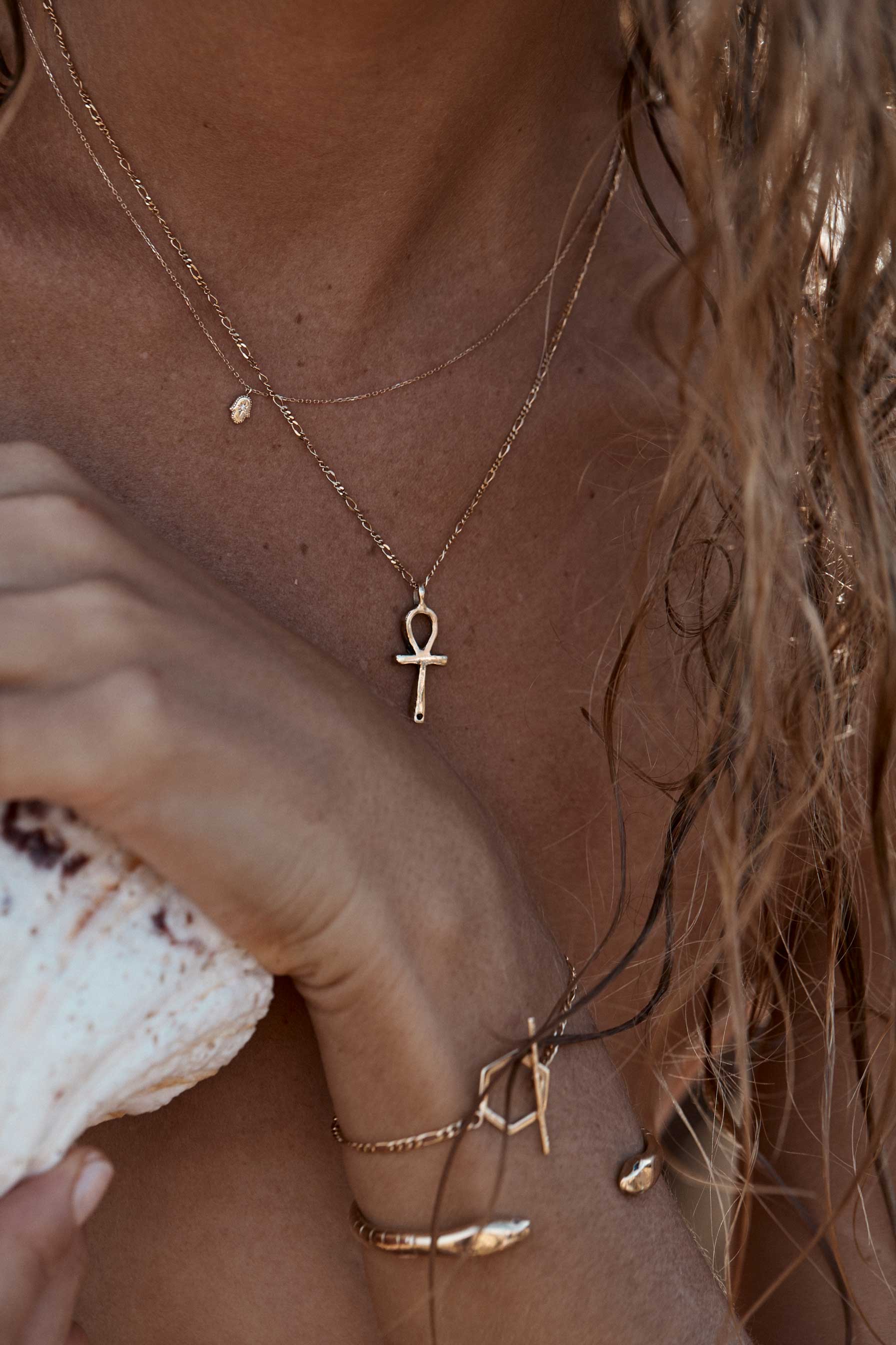 Petite Hamsa Necklace