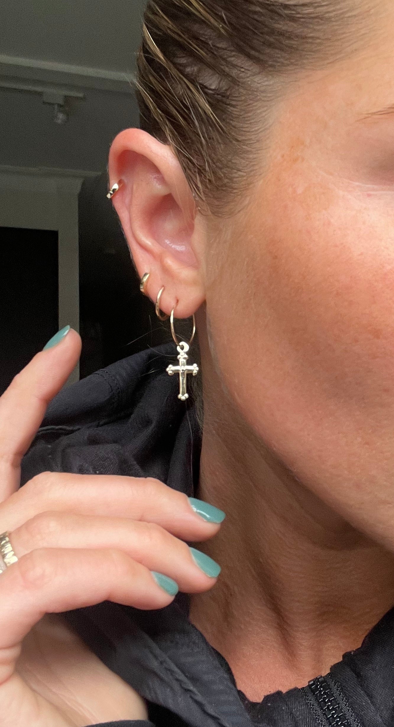 Helix-Hoop-Gold-Solid-Gold-Earring-Combos
