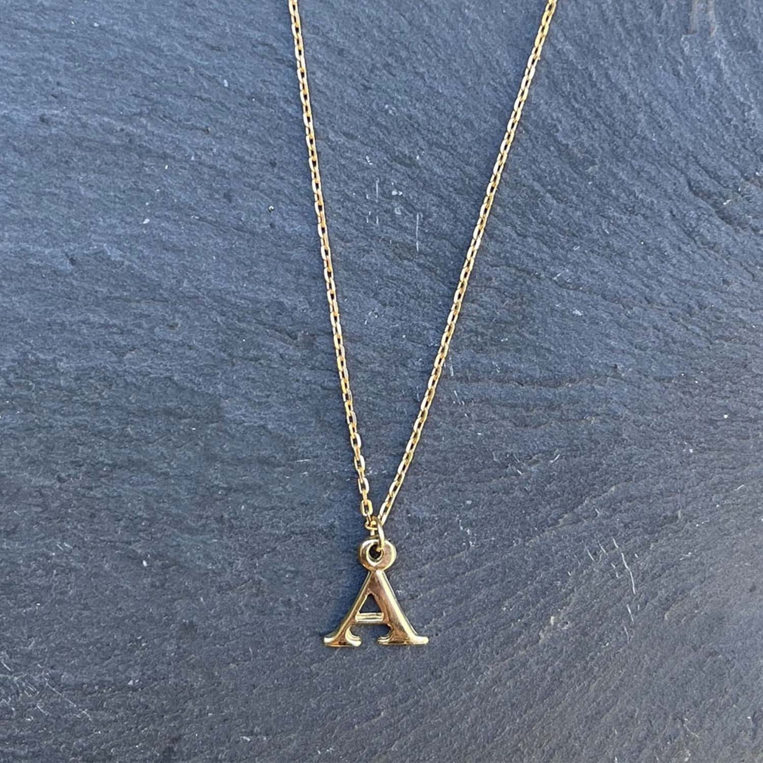 Petite Initial letter Pendant Charm