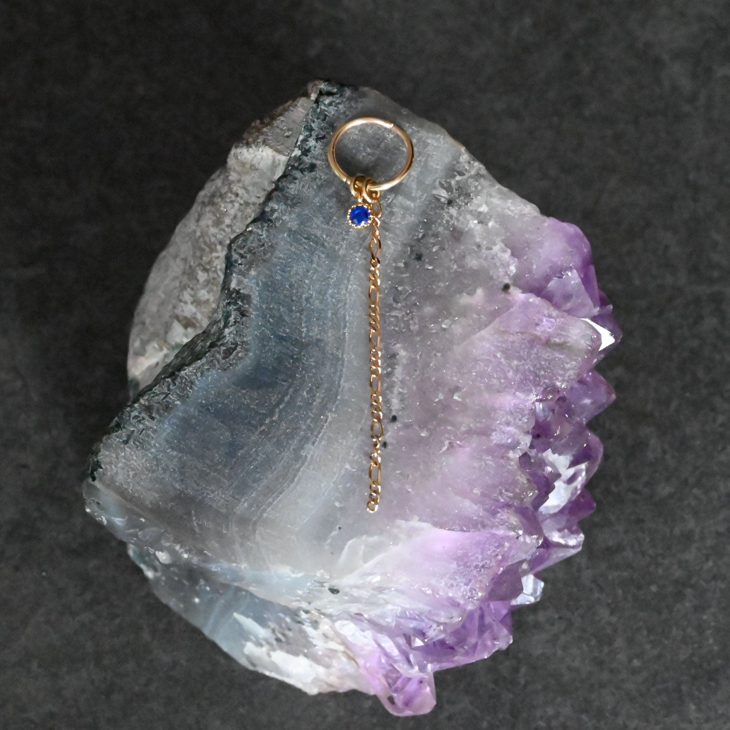 Sapphire-and-Figaro-Chain-Gold-Hoop-Drop-Earrings