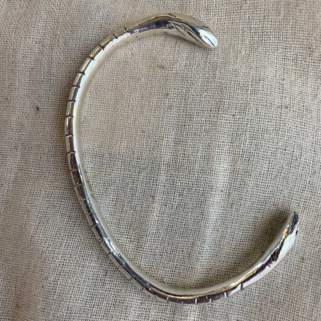 Silver Serpent Cuff
