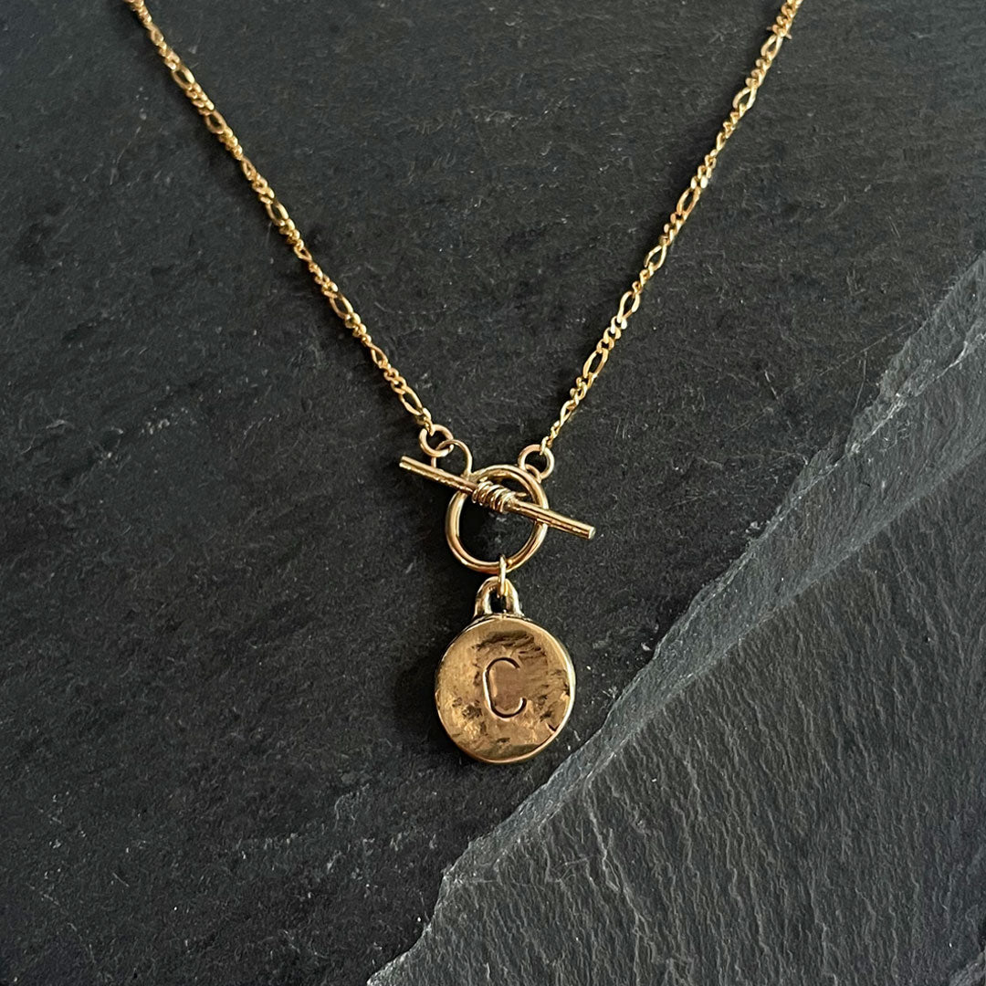 Letter Necklace - T Bar