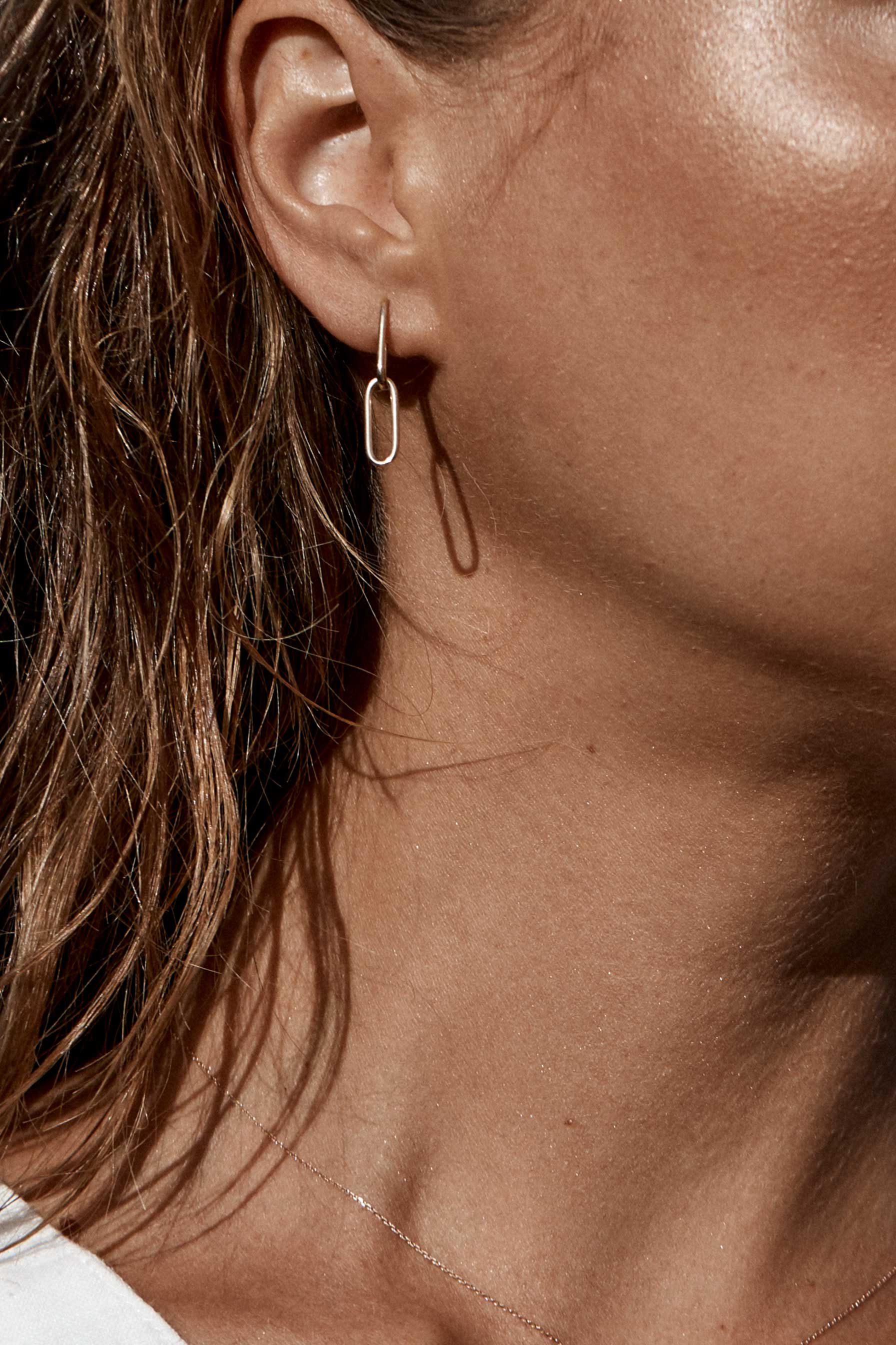 Paper Clip Earring
