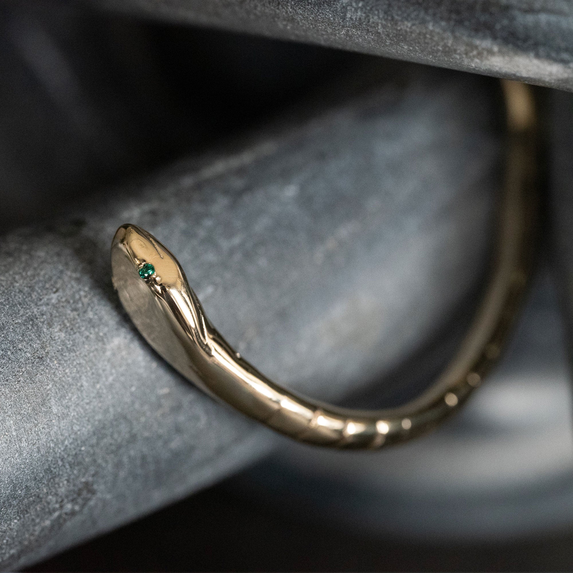 Snake Eyes Gemstone Cuff