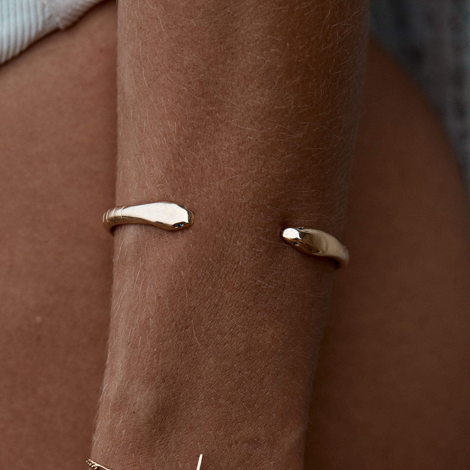Snake Eyes Gemstone Cuff