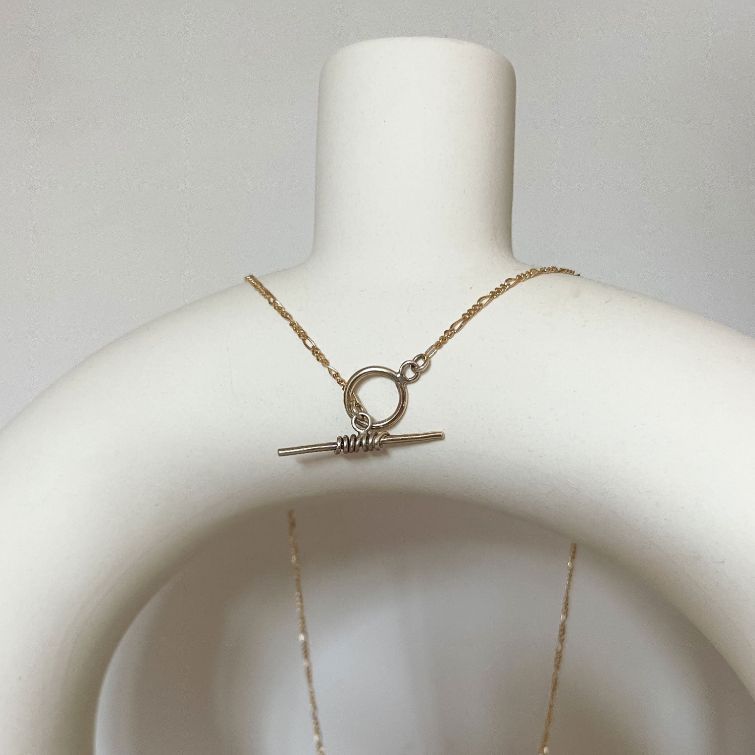 Vintage T Bar Necklace 45cm