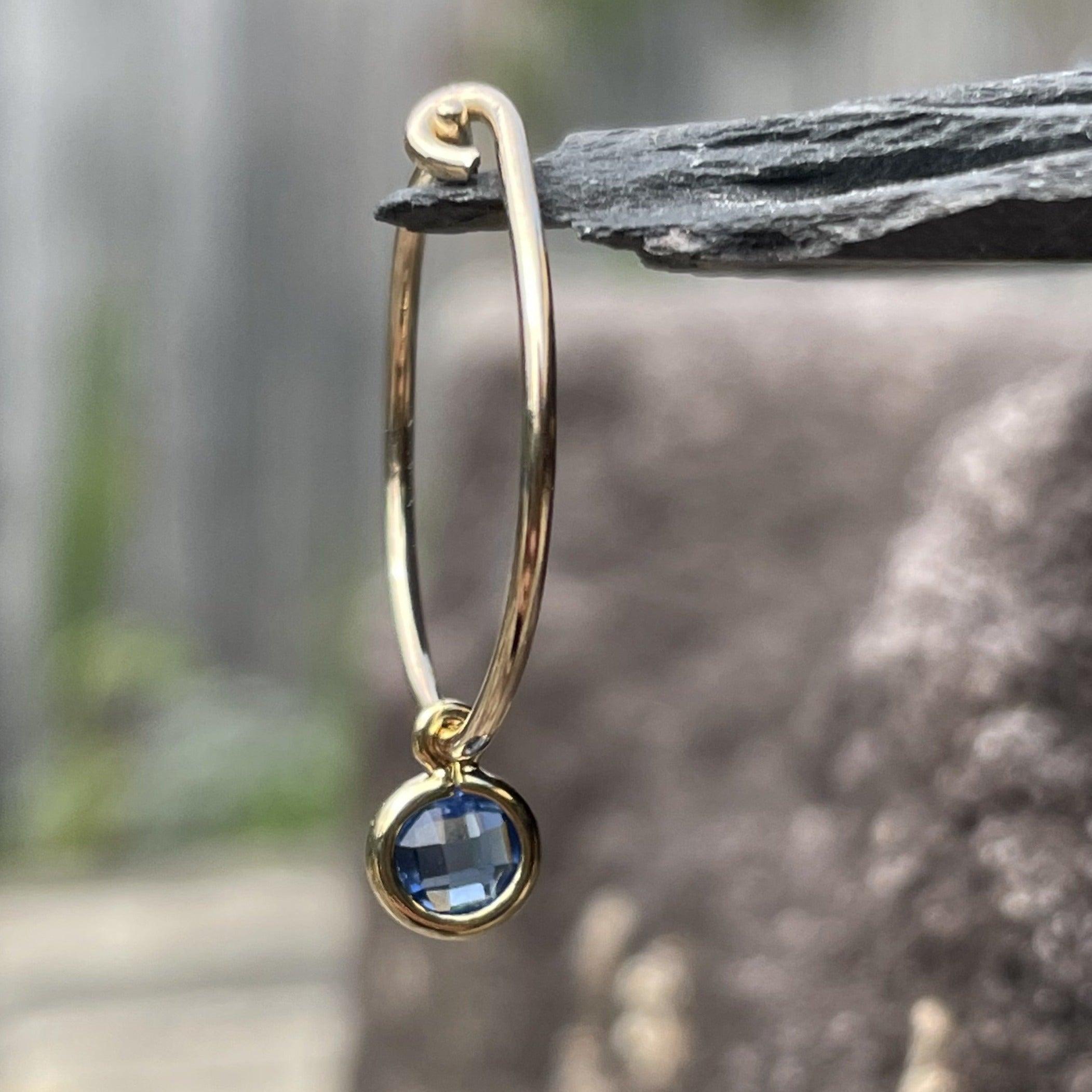 The Blue Kaleidoscope Hoops