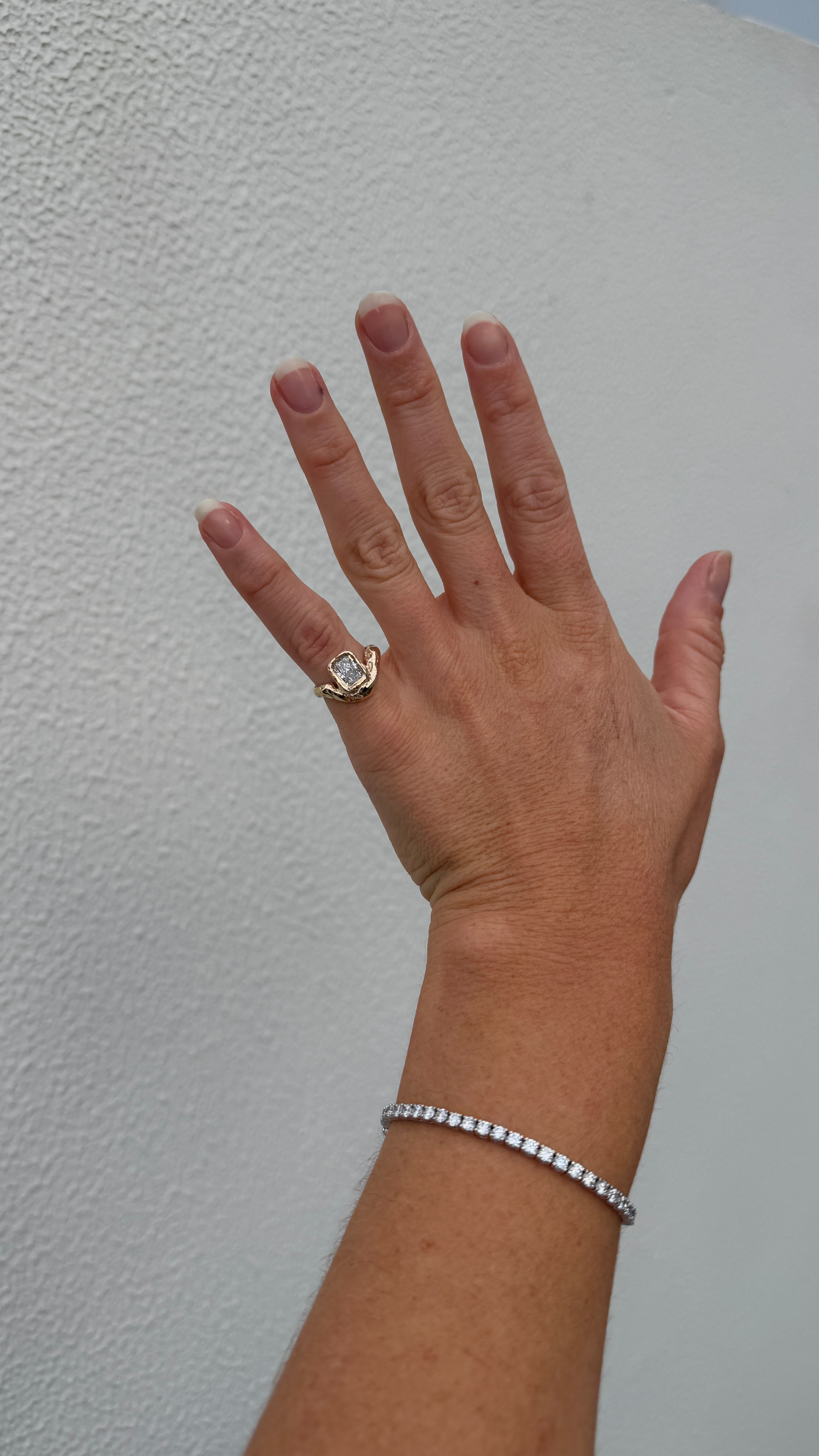 Bespoke Radiant Diamond Ring