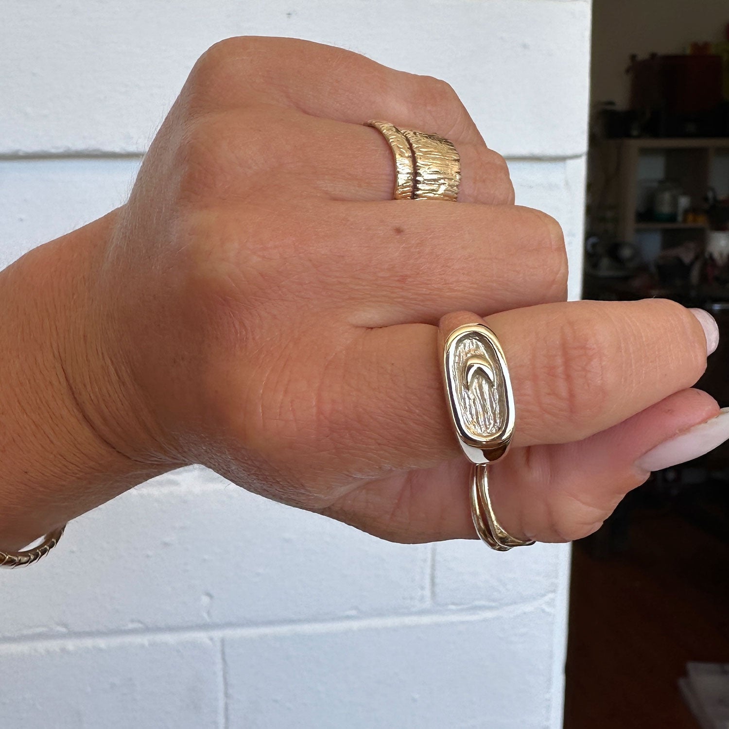 Moon Signet Ring