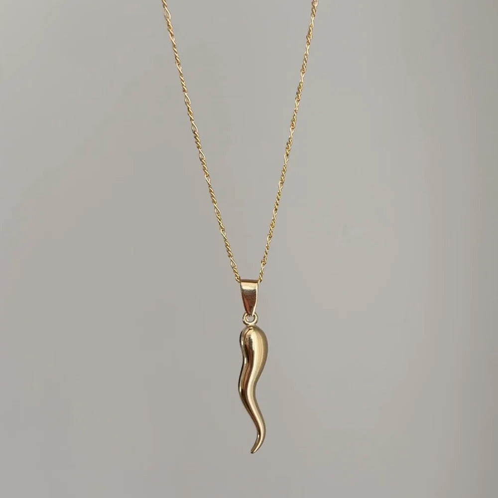 Chilli Horn Necklace