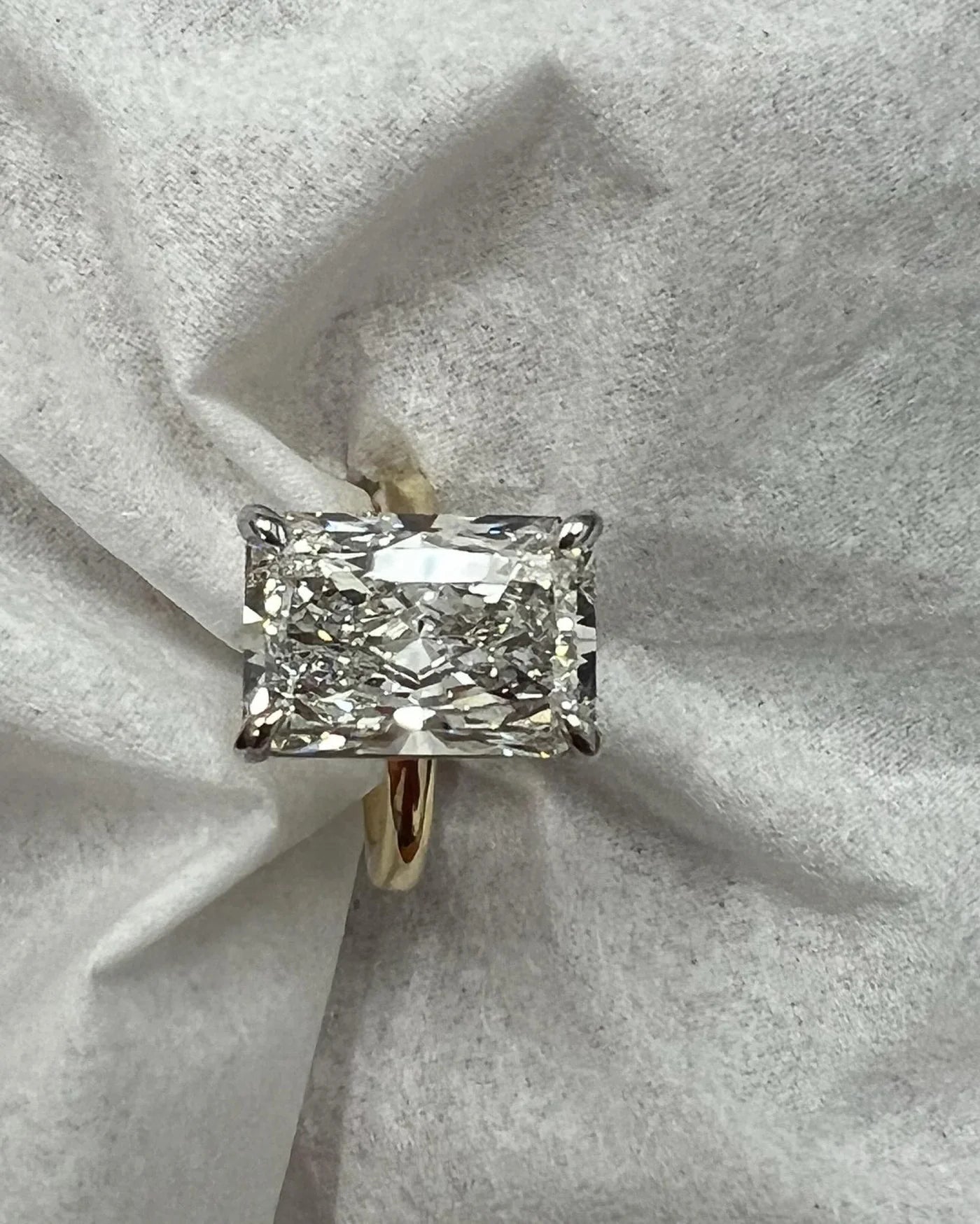Radiant Cut Diamond Engagement Ring