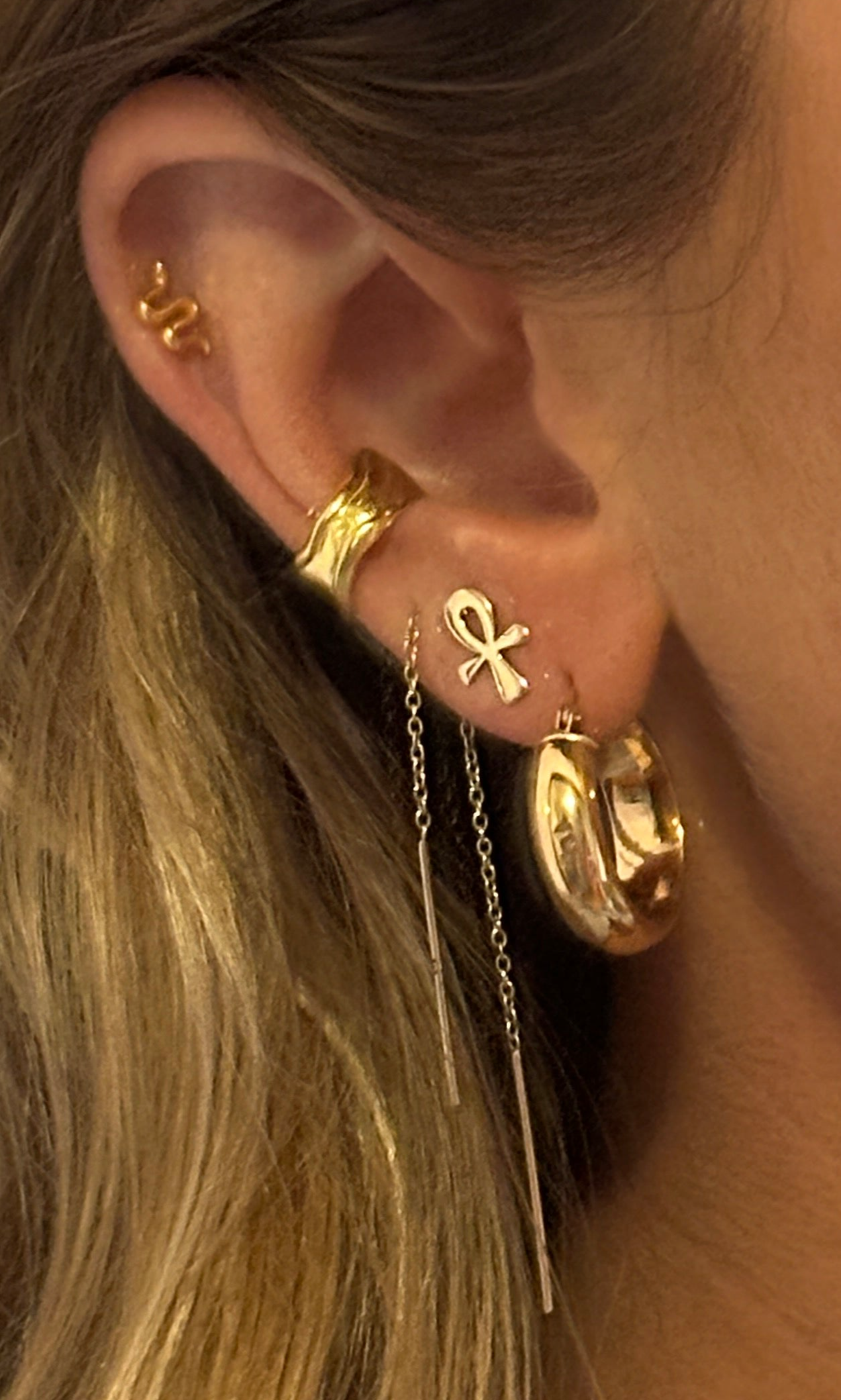 Ankh Studs