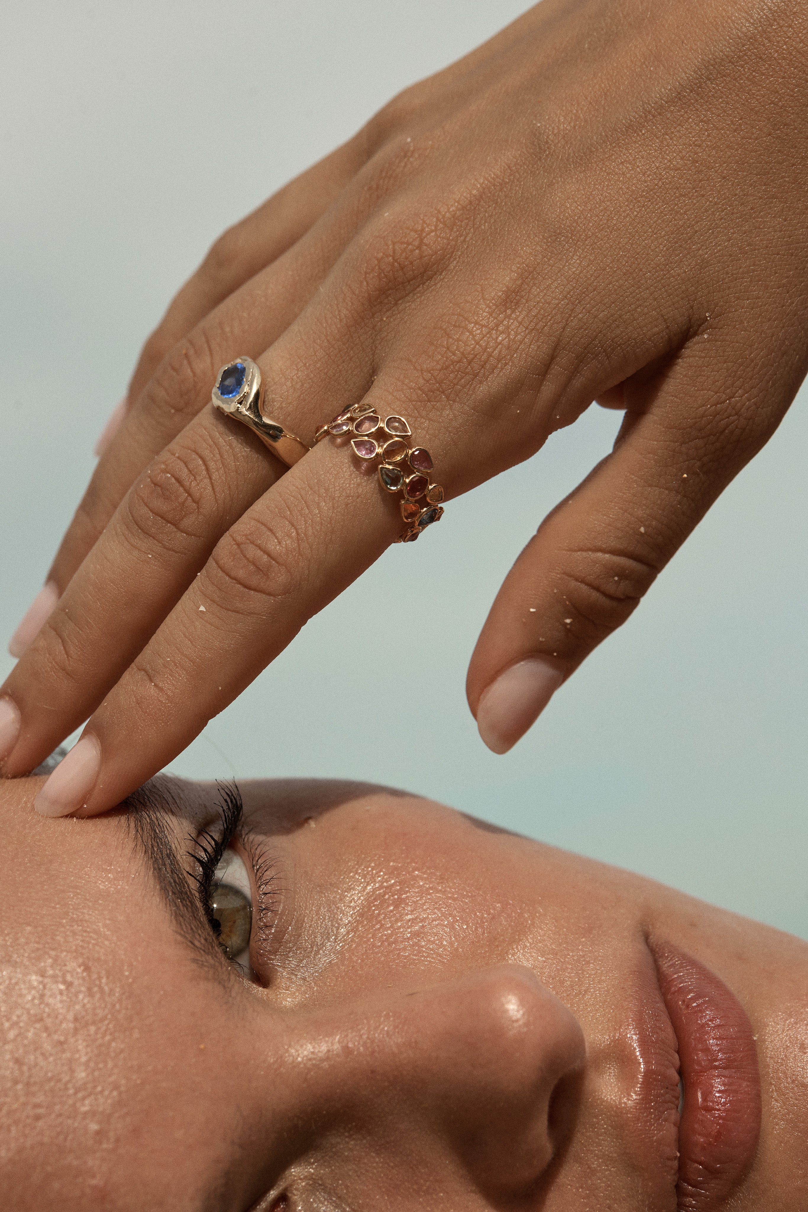 Multi-Colour Sapphire Ring 18K Gold | The Kaleidoscope