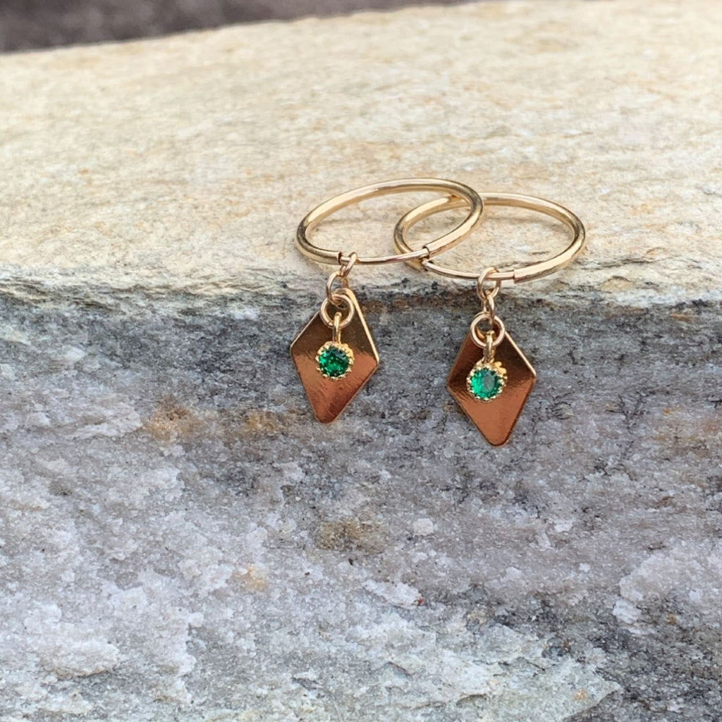 Emerald hoops store