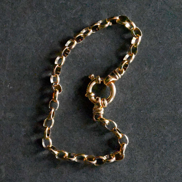 Heirloom-9ct-Gold-Belcher-Bolt-Bracelet