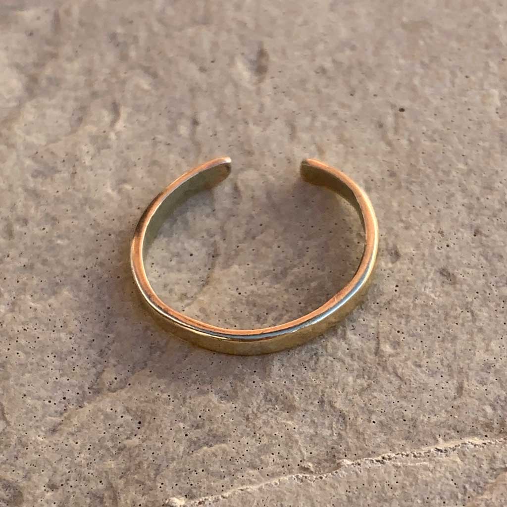 Versatile Plain Gold Band / Toe Ring